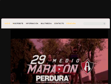 Tablet Screenshot of mediomaraton.atlas.com.mx